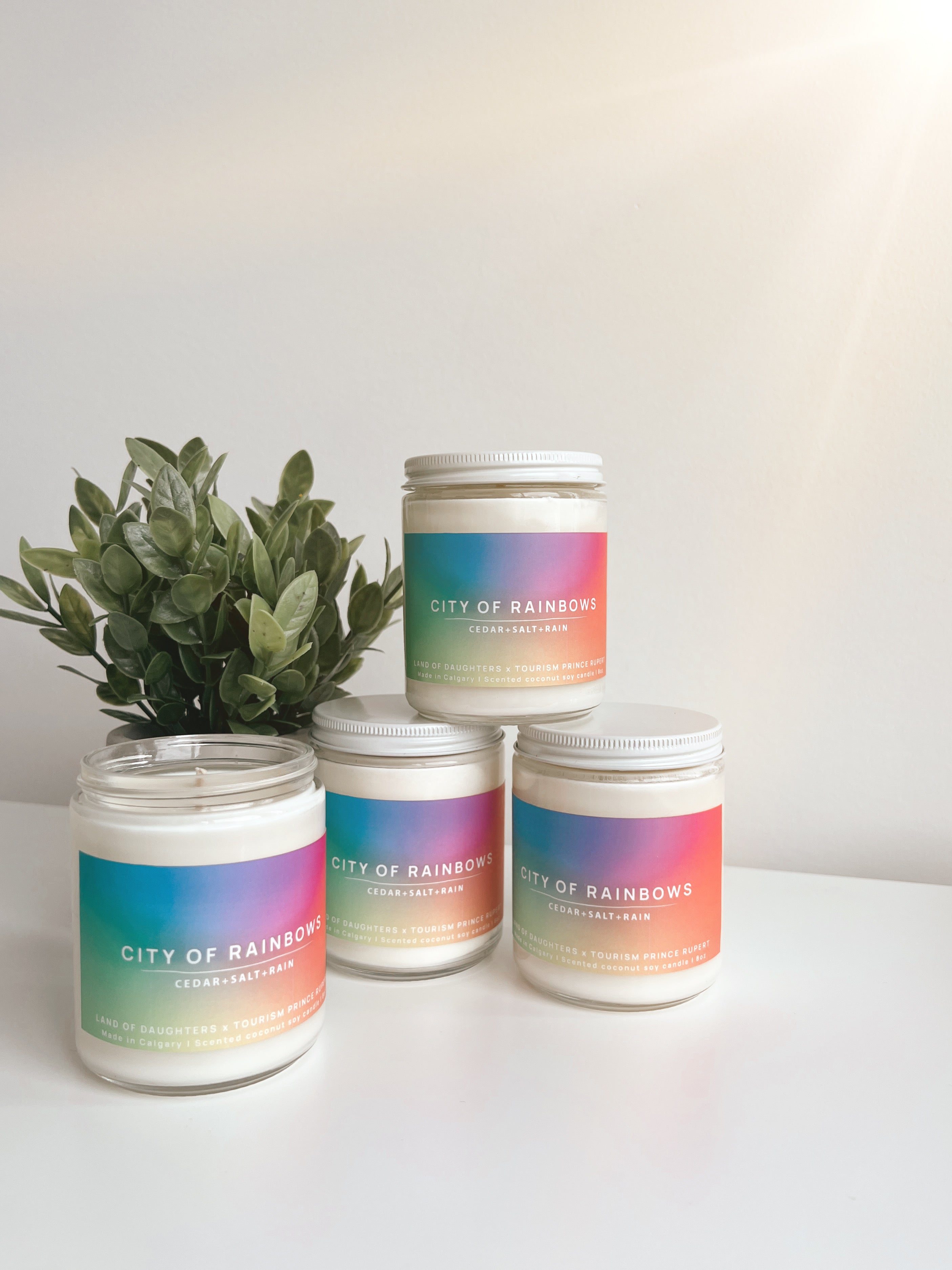 City of Rainbows Candle